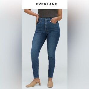 Everlane Curvy High Rise Jeans Dark Wash Size 27 Excellent Condition